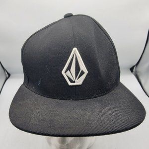 Volcom Stone Snap Back Unisex Adults Black Hat Streetwear Adjustable